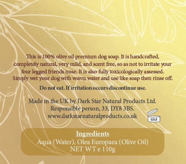 Mucky Pup Fragrance Free Bar (Wrapped) - Image 3